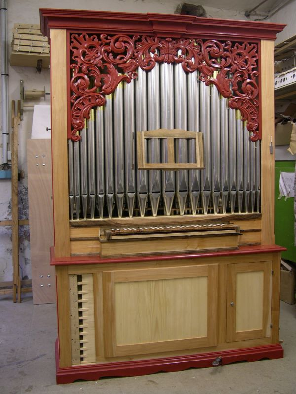 Cabinet d'orgue transportable - allemand XVIIIe siècle
